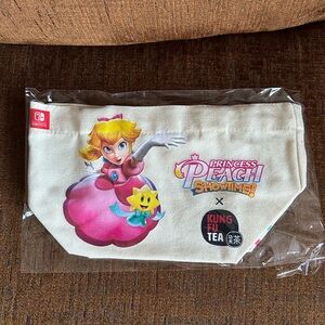 Limited edition Princess Peach x Kung fu tea Tote bag